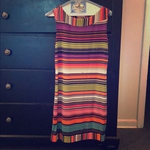 Trina Turk multi-colored, tank dress, size xs.